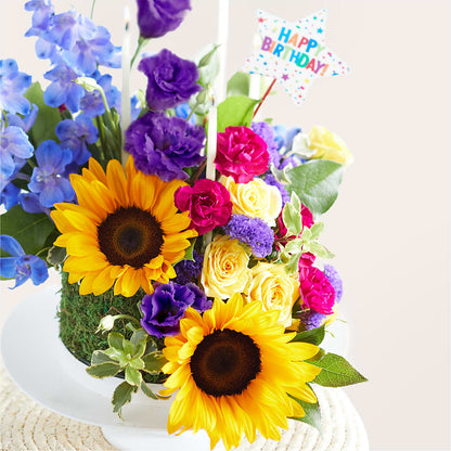 Star of the Day Floral Cake –  Sunflowershop Llc, Orlando FL