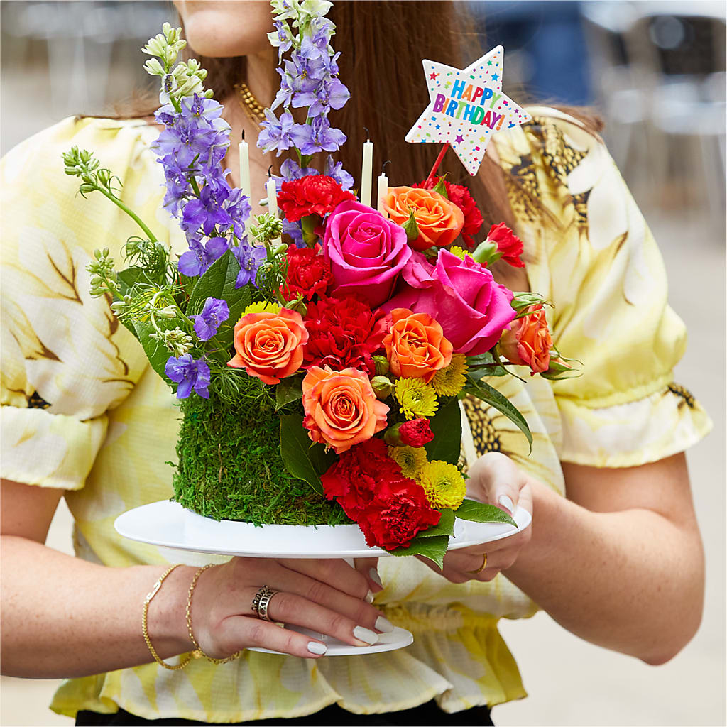 Best Year Yet Floral Cake –  Sunflowershop Llc, Orlando FL