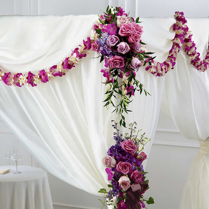 Color & Light Chuppah Decor –  Sunflowershop Llc, Orlando FL