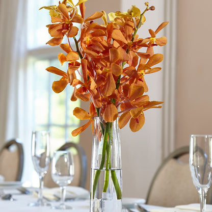 Orange Mokara Bud Vase –  Sunflowershop Llc, Orlando FL